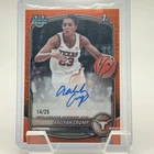 Aaliyah Crump 2025-26 Bowman Chrome 1st Bowman Auto Orange Refractor /25 #CPA-AC