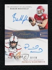 2021 Flawless Collegiate Dual Auto Gold 7/10 Patrick Mahomes II Baker Mayfield