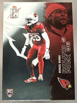2025 Topps Signature Class Football Denzel Burke #165 Chrome Rookie RC Cardinals