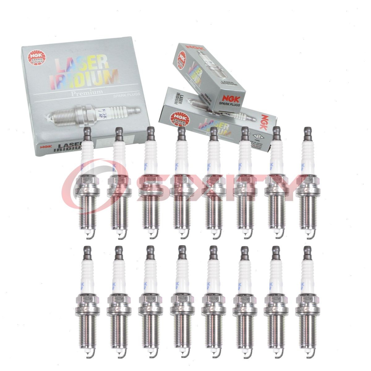 16 pc NGK Laser Iridium Spark Plugs for 2009-2020 Dodge Charger 5.7L V8 ey