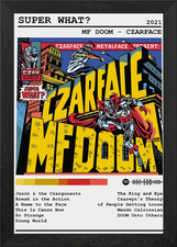 Mf doom Super What? MF Doom Czarfac Framed Wall Art Poster Canvas Print Picture