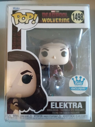 1498 DEADPOOL & WOLVERINE - Elektra (Metallic) - Funko (Exclusive) w/ PROTECTOR