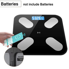 Smart Body Fat Scale Wireless LED Digital Bathroom Weight Scale Body Composition