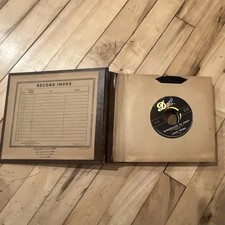 Vintage 45 RPM Record Collection Approx. 24 Records with Original Record Album