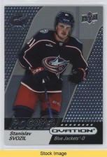 2023-24 Upper Deck Ovation Rookies Shimmer Stanislav Svozil #130 READ 17ar