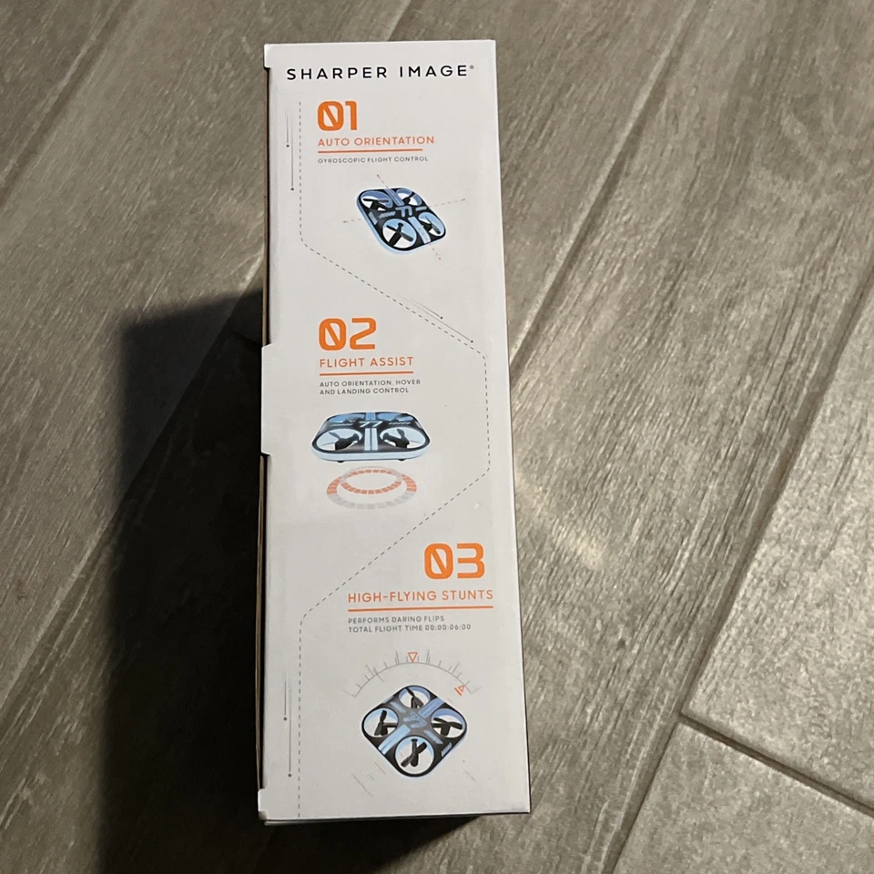 *NEW* Sharper Image Remote Control Drone - Lumo Glow Stunt DrONE LED LIGHTS NIB - Image 2 of 4