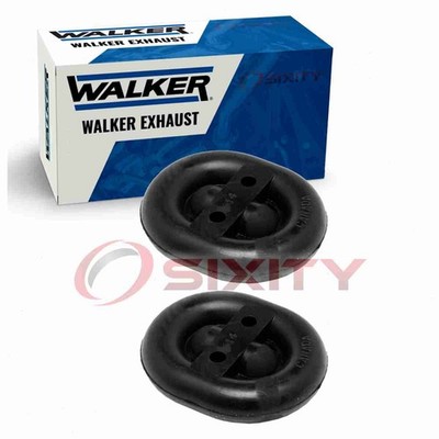 2 pc Walker Muffler Assm Exhaust System Hangers for 1991-1992 Audi 80 2.3L nn