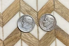 [Lot of 2] Roosevelt  Dimes 90 % Silver EXACT Coins 🪙 Price Below Melt Value 💰