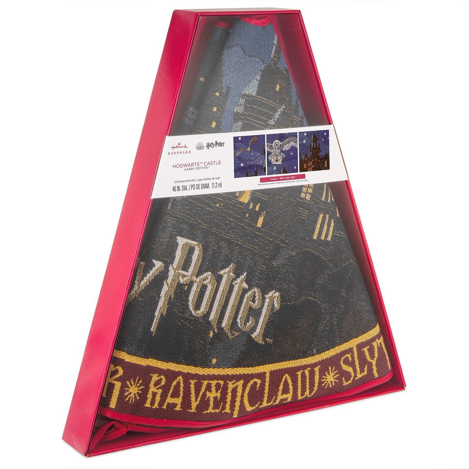 Hallmark Harry Potter Castillo de Hogwarts Árbol de Navidad Falda Iluminada Interactiva