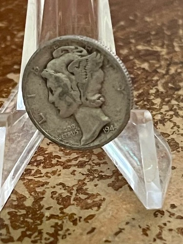 1944-S Mercury Silver Dime CIRCULATED GOOD / VG # PS77