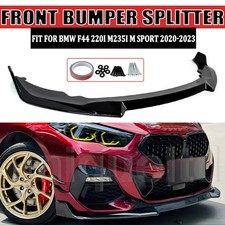 For Bmw F44 220i M235i M Sport 2020-2023 Gloss Black Front Bumper Splitter Lip