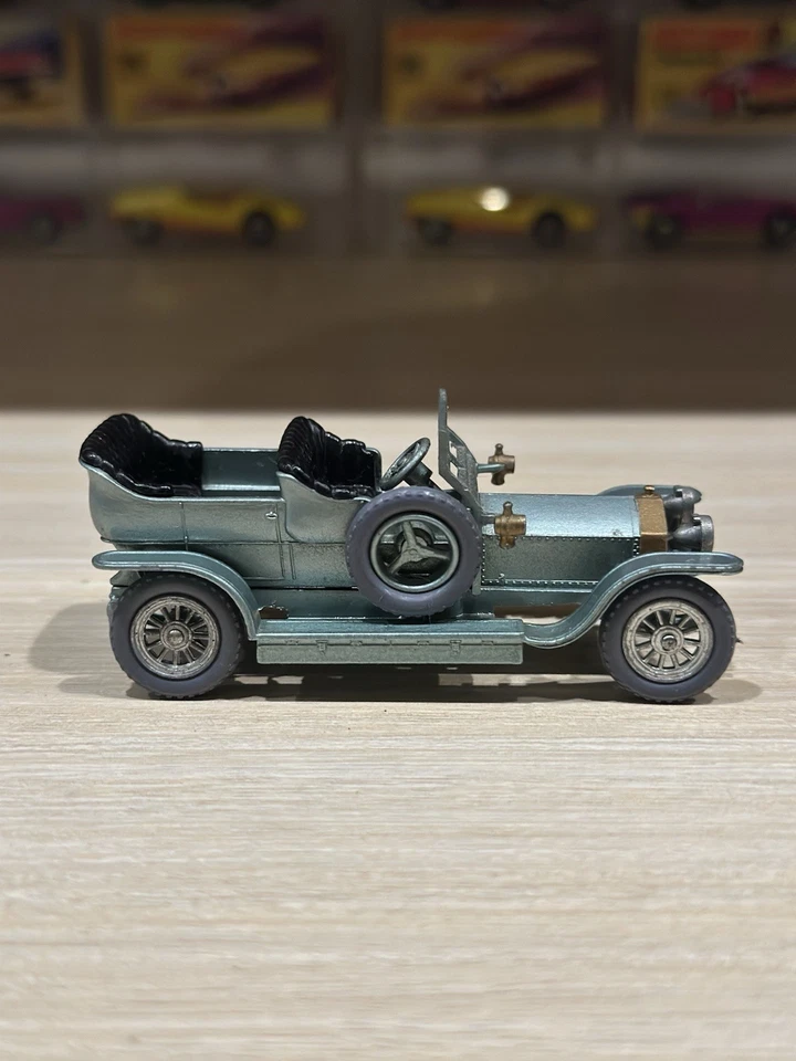 Lesney Matchbox Models Of Yesteryear 1907 Rolls Royce Silver Ghost Green England - Image 2 of 4