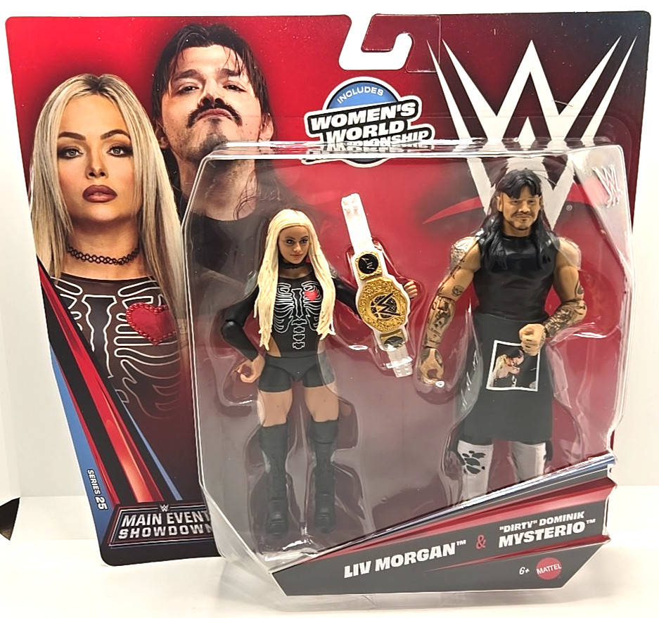 WWE Main Event Showdown Series 25 Liv Morgan & Dirty Dominik Mysterio IN STOCK