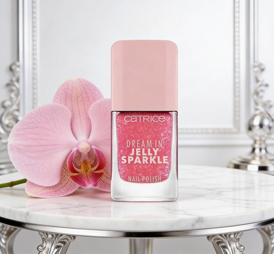 CATRICE Nagellack Dream in Jelly Sparkle 030 Sweet Jellousy Glitter Himbeer Pink