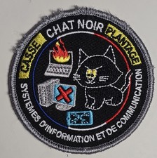 Patch Ecusson Gendarmerie  - Chat Noir Systèmes d'information  et de...