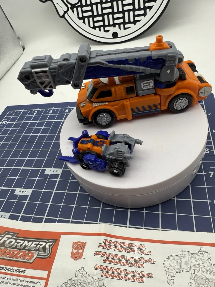 Transformers Armada Smokescreen Hasbro 2002 Minicon Liftor Near Complete - Image 4 of 4