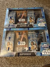 2x 2025 Topps Chrome Star Wars Superbox Bundle | New Sealed | Oversized Die-Cut