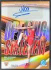 2025-26 Bowman Noa Essengue Opening Statement Orange Refractor /25 RC Auto DD5