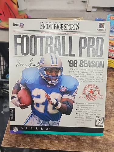 Front Page Sports: Football Pro 96 (PC, 1995)