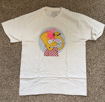 Grateful Dead Simpsons Pink's x Bill Zimmer Bart Simpson Short Sleeve Crew Tee L