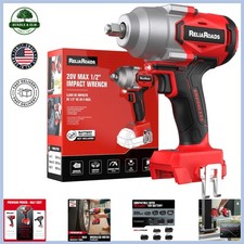 1/2 Inch Cordless Impact Driver with Hog Ring Anvil and Alloy Steel Construction