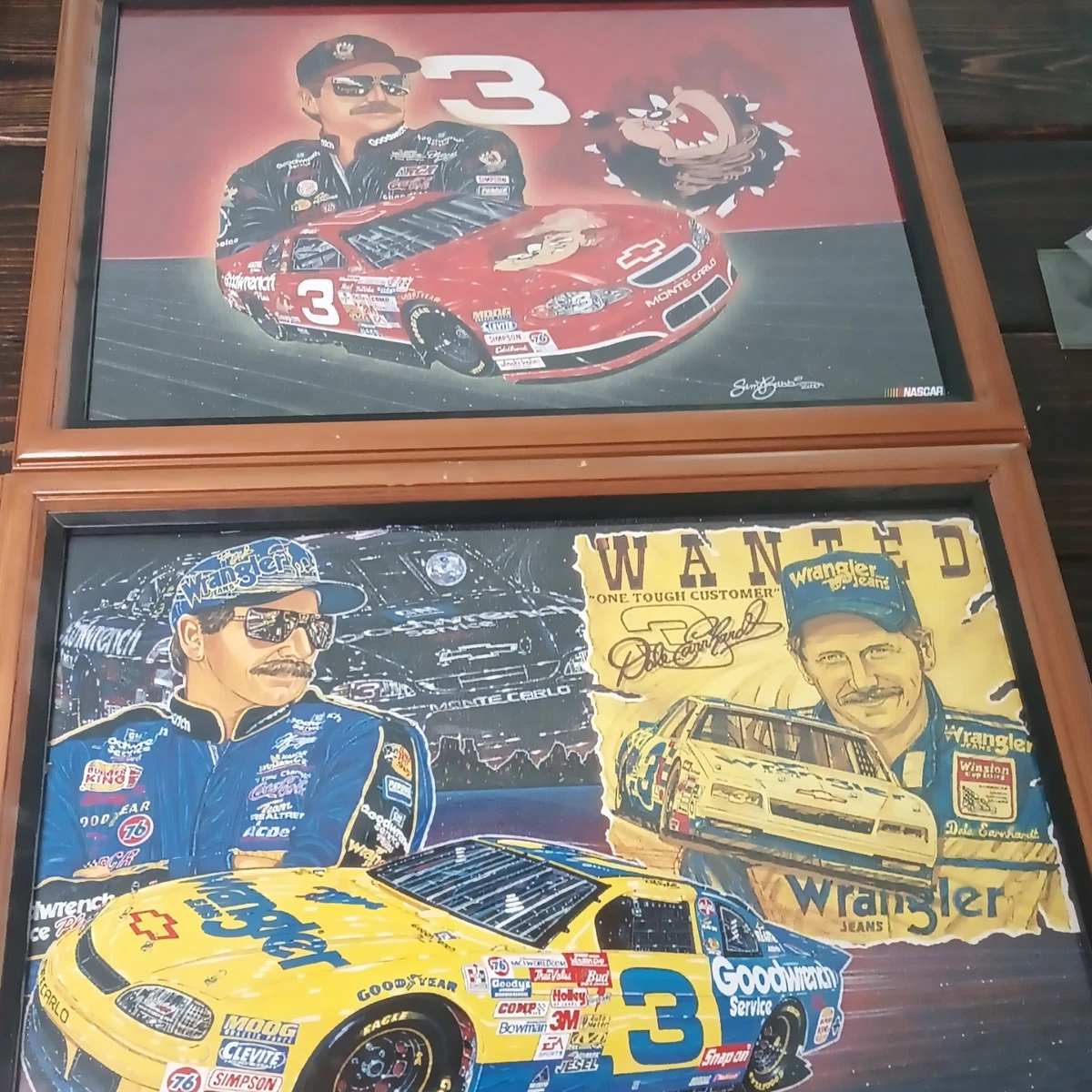 Dale Earnhardt NASCAR Original Autographed Lithographs, Posters