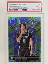 2024 Optic Stephon Castle (RC) My House Lime Green /199 Mint San Antonio Spurs🔥