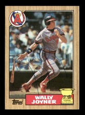 Wally Joyner Autographed 1987 Topps Rookie Card #80 California Angels 222212. rookie card picture
