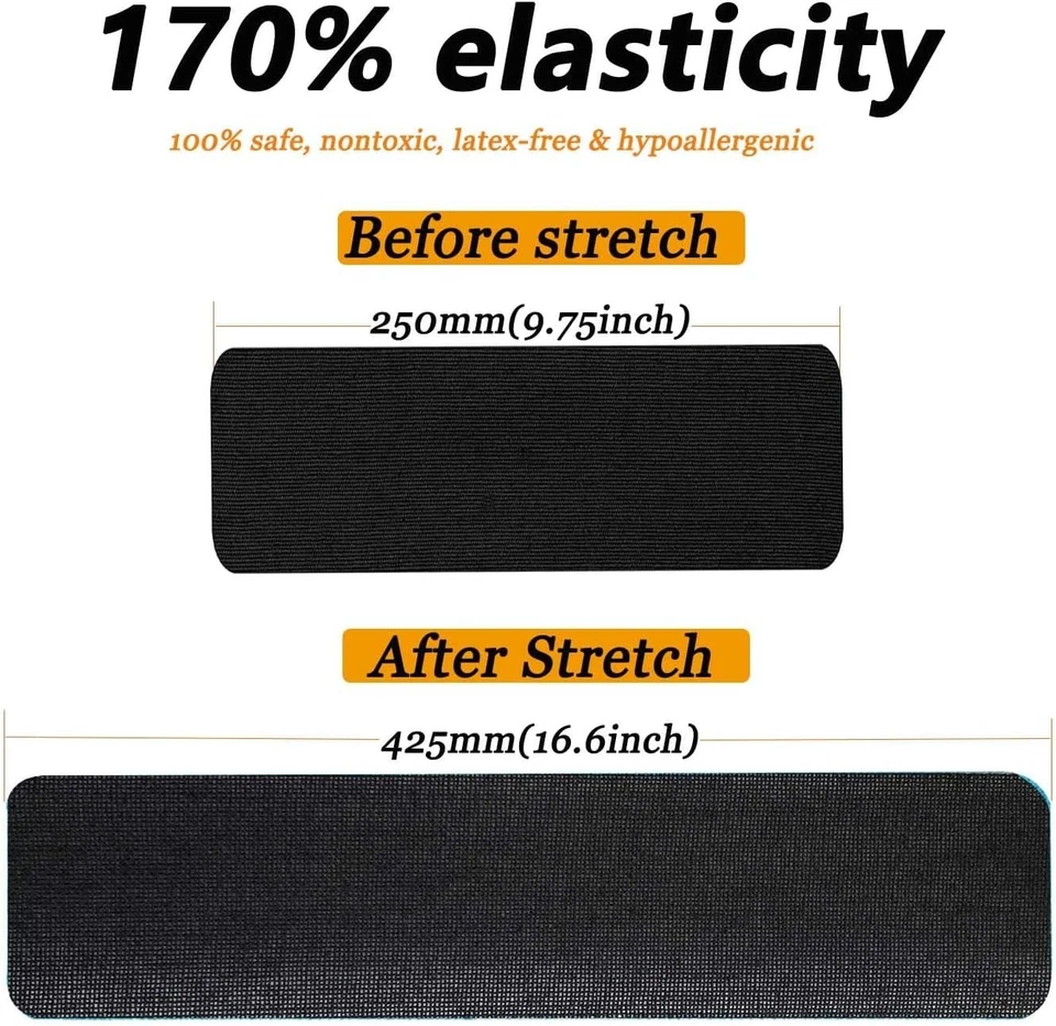 Cinta de kinesiología 40/80 piezas cinta KT precortada para soporte articular atlético y dolor muscular Foto 3 de 4