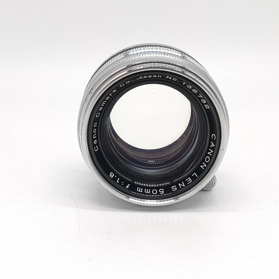 " Near MINT " Canon 50mm f/1.8 Chrome Silver L39 LTM Leica Mount Lens From JAPAN - Image 3 of 4