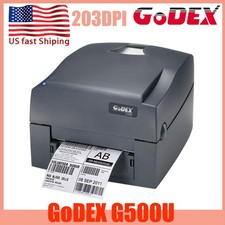 GODEX G500U 4" Thermal Transfer Direct Thermal 203dpi USB Lable Printer USA