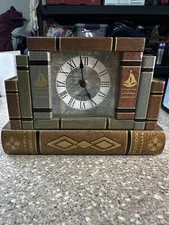 Seth Thomas Mantel Clock - “Stack Of Books” - With Hidden Drawer