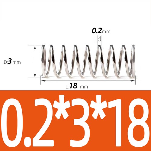 Compression Spring Steel 0.2 - 1mm Wire Dia 2mm - 12mm OD Small Pressure Springs - Picture 130 of 130