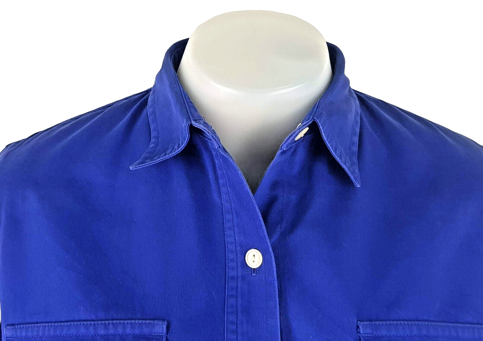 LAUREN RALPH LAUREN PETITE Womans Blue L/S EVENING SHIRT - S - PS - SP -RRP £129 image 6