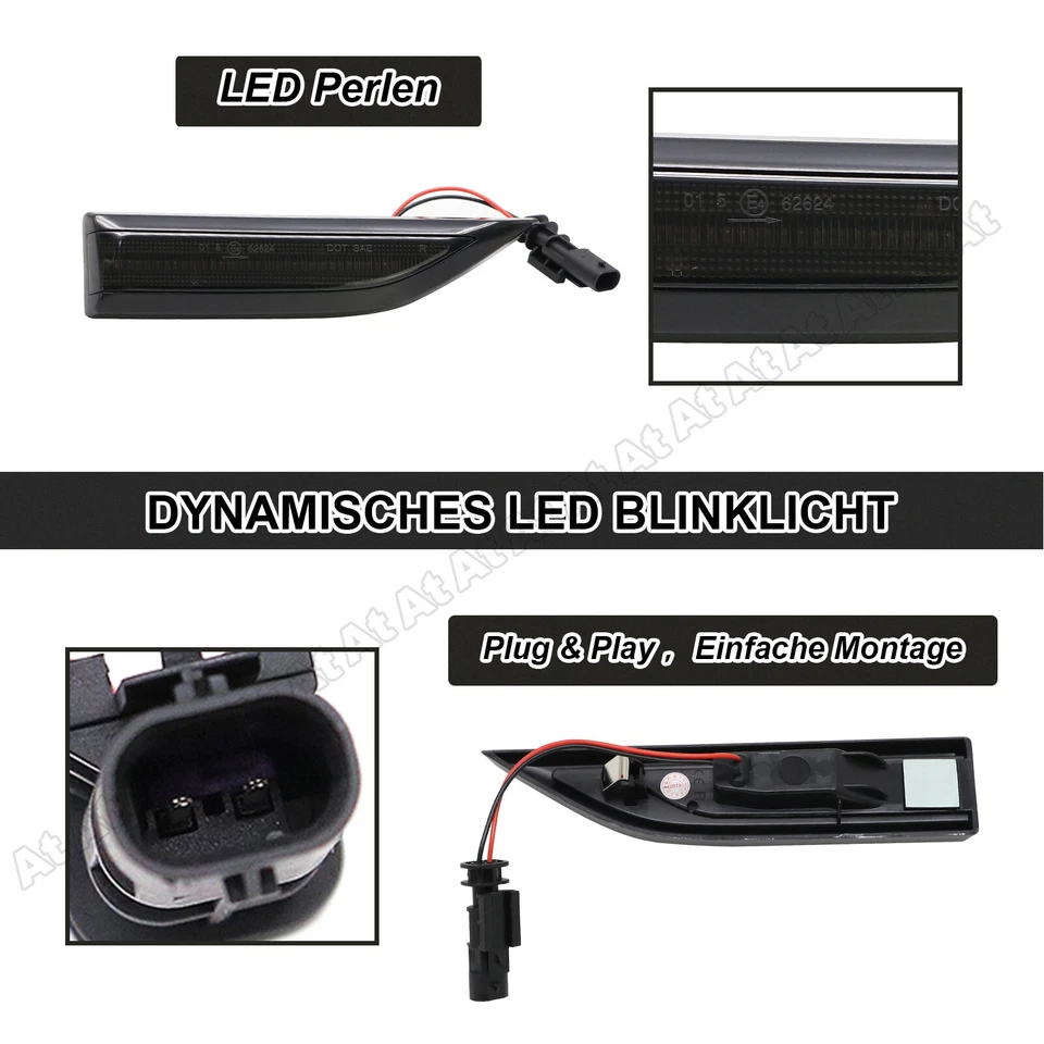 Für 2015-2019 VW T6 VI Transporter Multivan 7E0949101A Led Seitenblinker Blinker - Bild 4 von 4