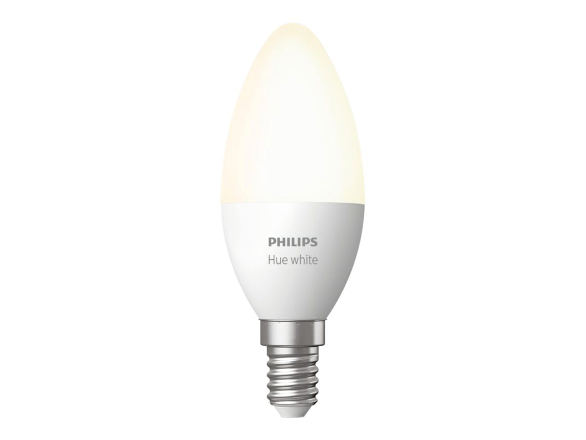 Philips Hue White LED light bulb shape: candle E14 5.5 W 8719514320666