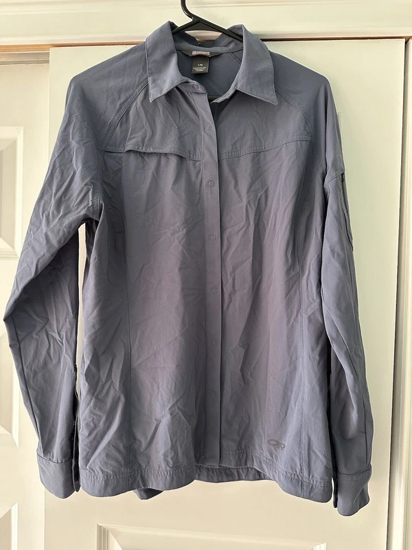 outdoor-research snap nylon stretch shacket jacket