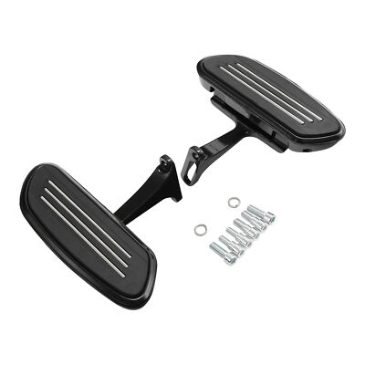 Passenger Floorboard Brackets For Harley Road King & Touring Models (1993-2024) – Black Aluminum Footboard Kit
