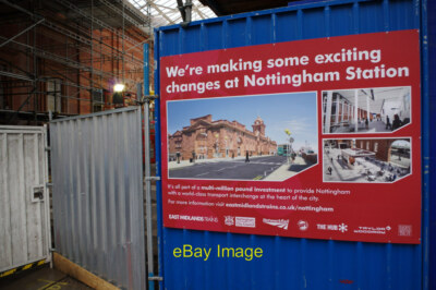 Foto 6x4 Spannende Veränderungen am Bahnhof Nottingham Große Arbeiten finden statt c2014