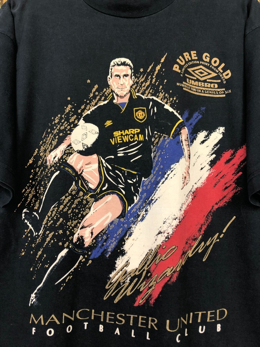 Vintage Umbro Manchester United Cantona #7 Shirt Football Jersey