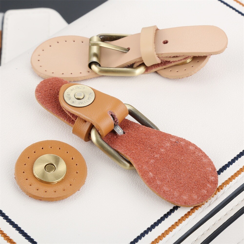 1pc Leather Buckle Handbag Making Fastener Magnetic Snap on