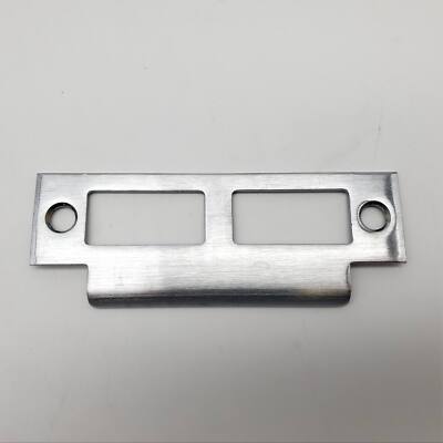 Schlage 10-072 Mortise Strike Satin Chrome 4-7/8'' H x 13/16'' Lip L9000 Mortise