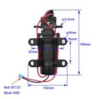 2PCS Mini Electric 12V Diaphragm High Flow Misting Water Pump 60PSI Self Priming — photo 3