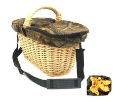 Cesta paniere Ra Sport in vimini bianco porta funghi