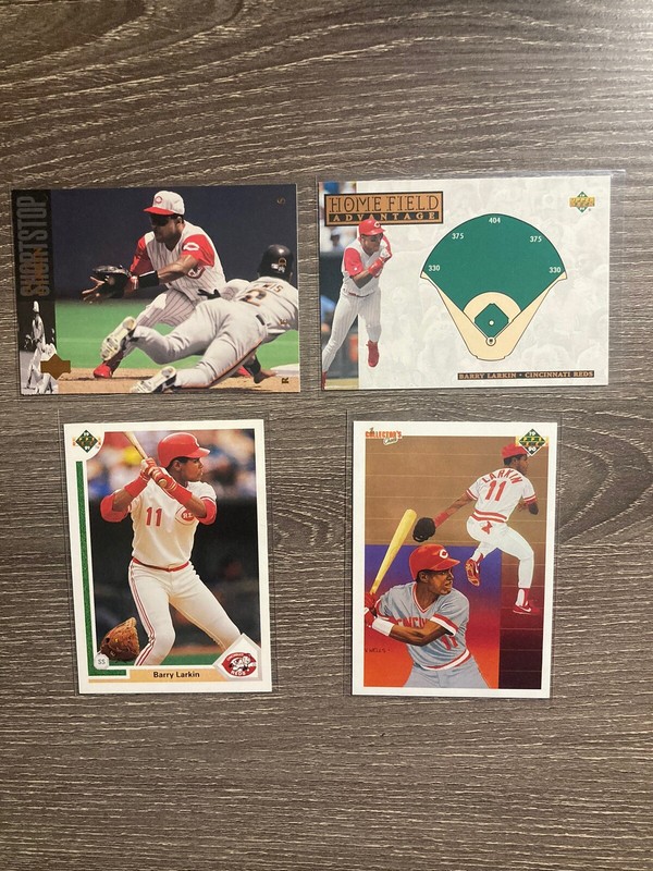 Barry Larkin Lot Of 40. HOF Cincinnati Reds No Duplicates