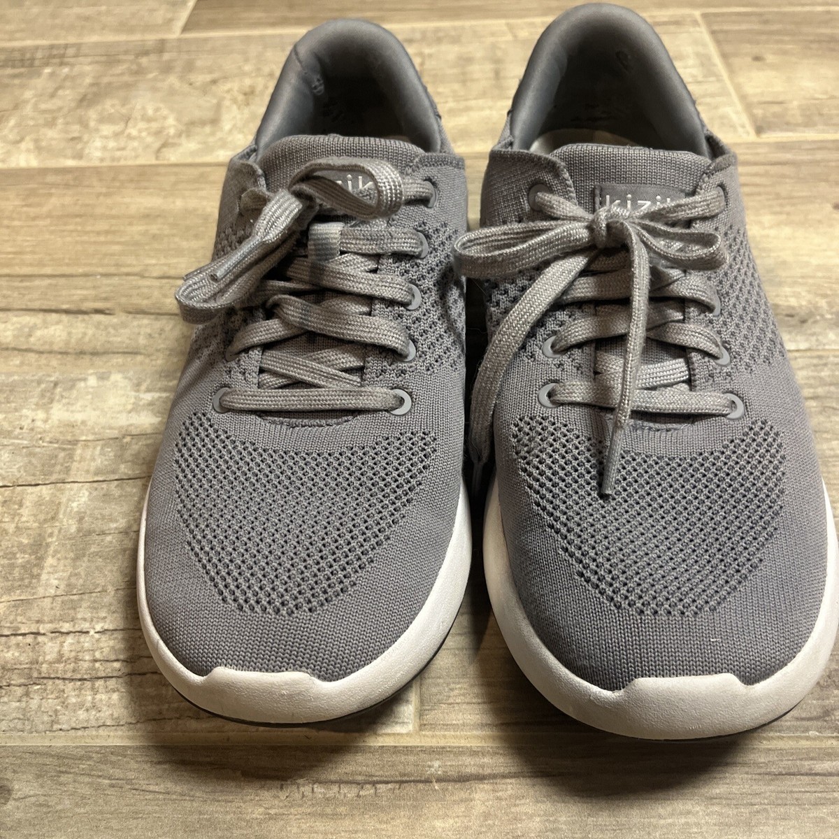 Kizik Lima Sneakers Athletic Shoes Low Lace Up Knit Gray Rabbit Foam M11 W12.5 Amazon.com | Kizik Slip On Sneakers: Lima - Comfortable All  main image 2