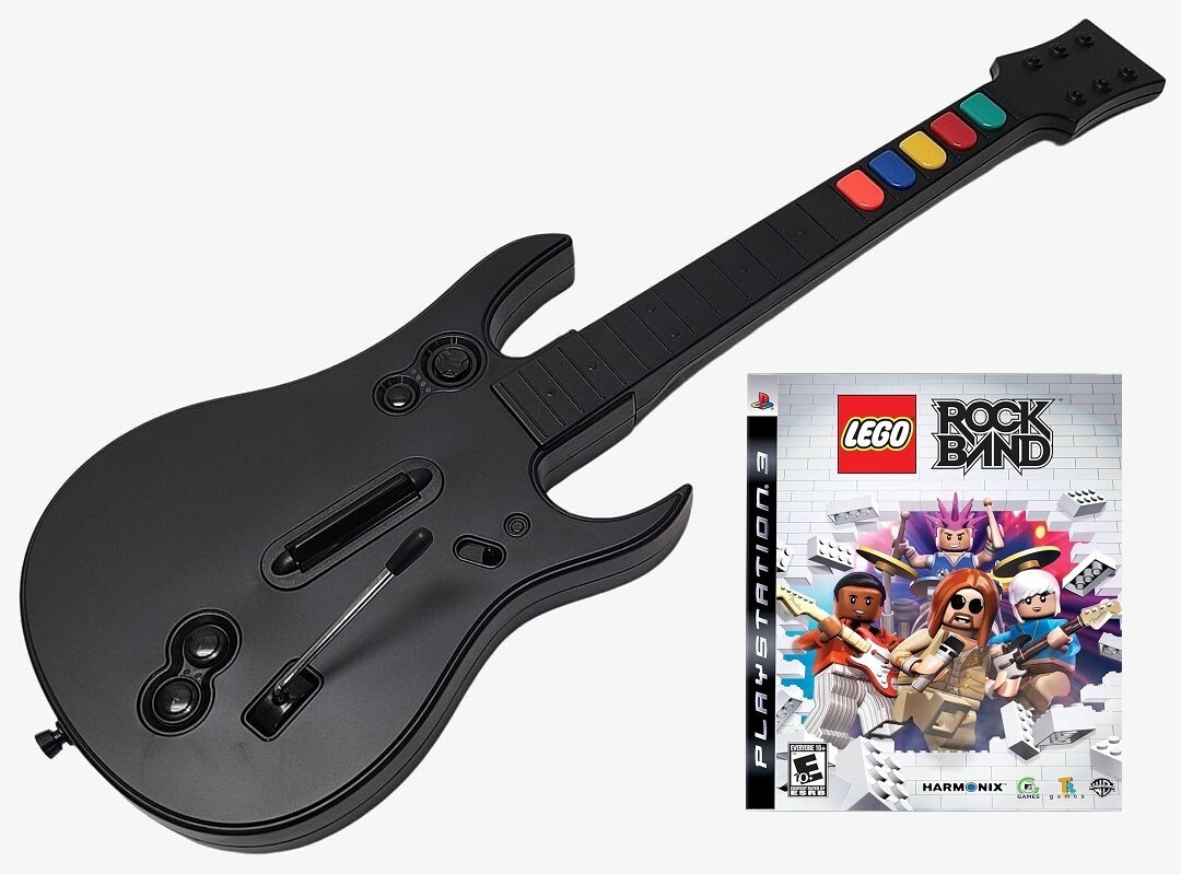 ロックバンドROCK BANDギターコントローラー　PS3 レシーバー Doyo-ワイヤレスヒーローギター,リモートコントローラー,ps3用