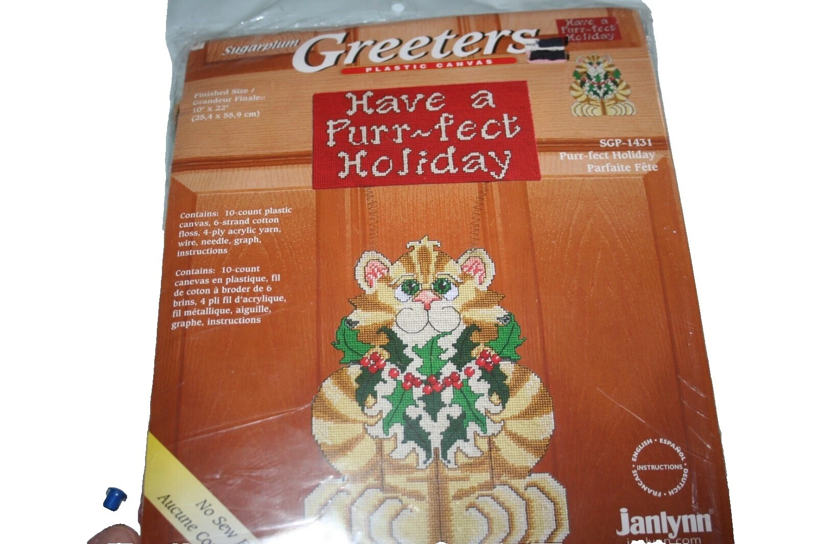 Холсты Janlynn Multi-Color Cross Stitch Needlepoint