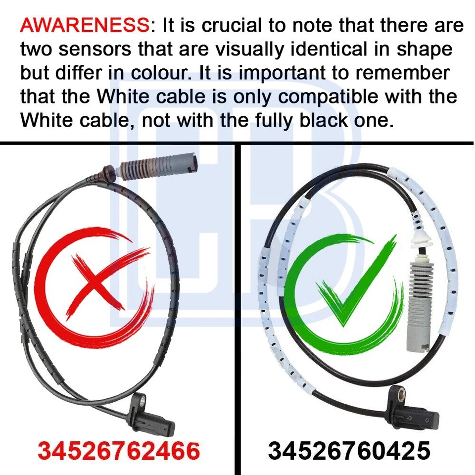 4X SENSOR ABS DELANTERO Y TRASERO BMW 130i 135i 323i 325i 328i 330i 325d 330d 335d Foto 3 de 4