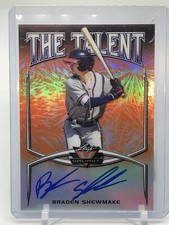 2019 Leaf Valiant The Talent Orange Prismatic #TTBS1 Braden Shewmake 6/35